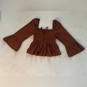 Mi Ami Copper Boho Top